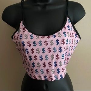 New Print Binding Cami Top